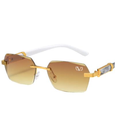 Vince Angels – Rimless sunglasses with brown lens
