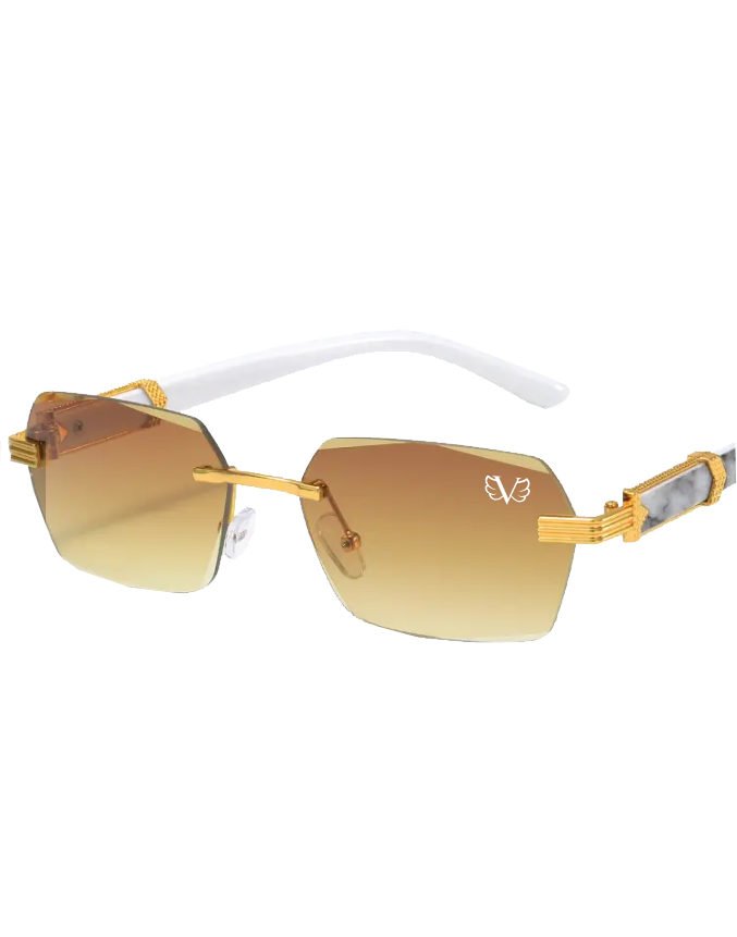 Vince Angels – Rimless sunglasses with brown lens - Vince Angels