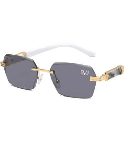 Vince Angels – Rimless sunglasses med sort linser