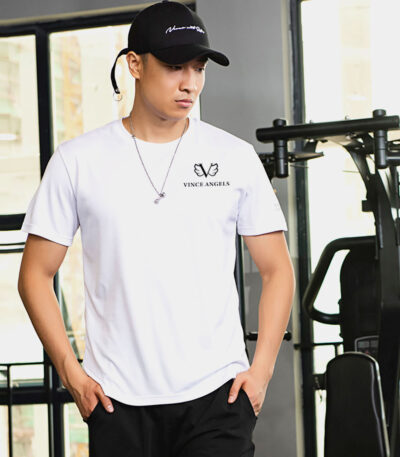 Vince Angels Hvid Fitness T-Shirt