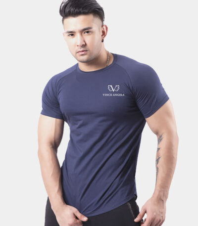 Vince Angels Navy Slim Fit T-Shirt